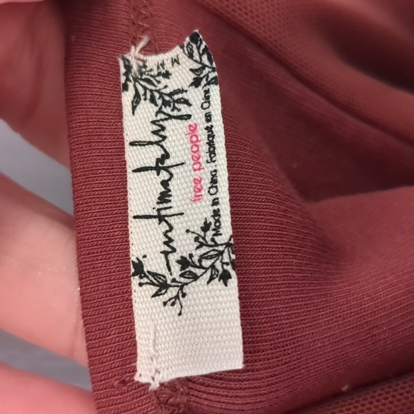 Intimately Free People Faux Leather Crop Top M - Picture 5 of 7